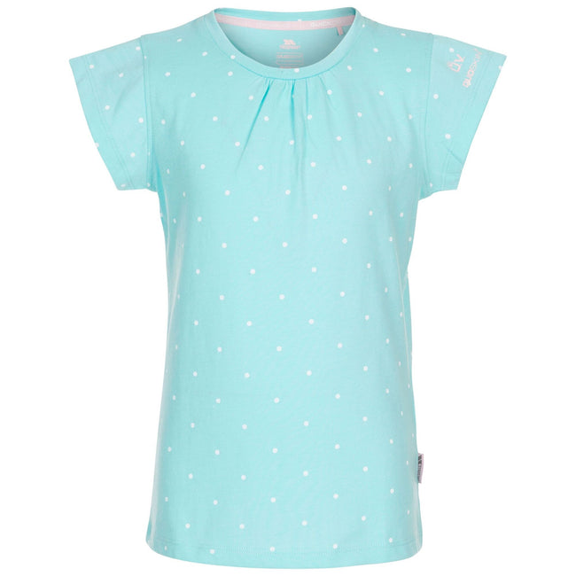 Spearmint-White - Front - Trespass Girls Harmony T-Shirt