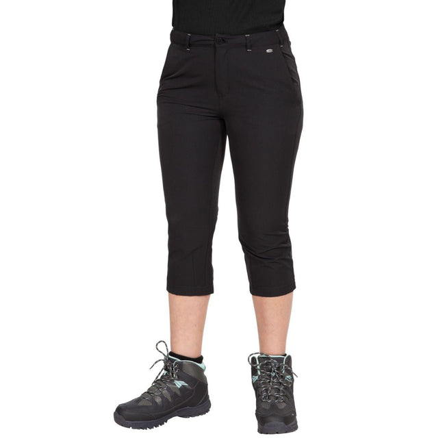 Black - Back - Trespass Womens-Ladies Mags Capri