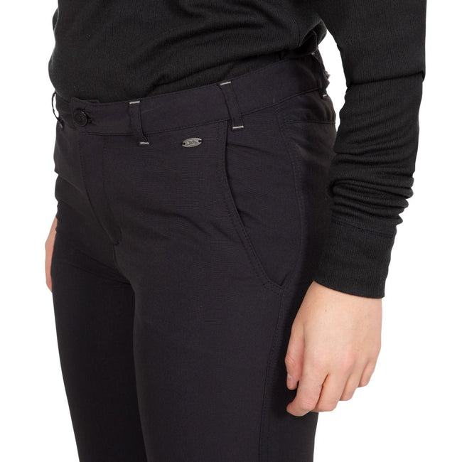 Black - Close up - Trespass Womens-Ladies Mags Capri