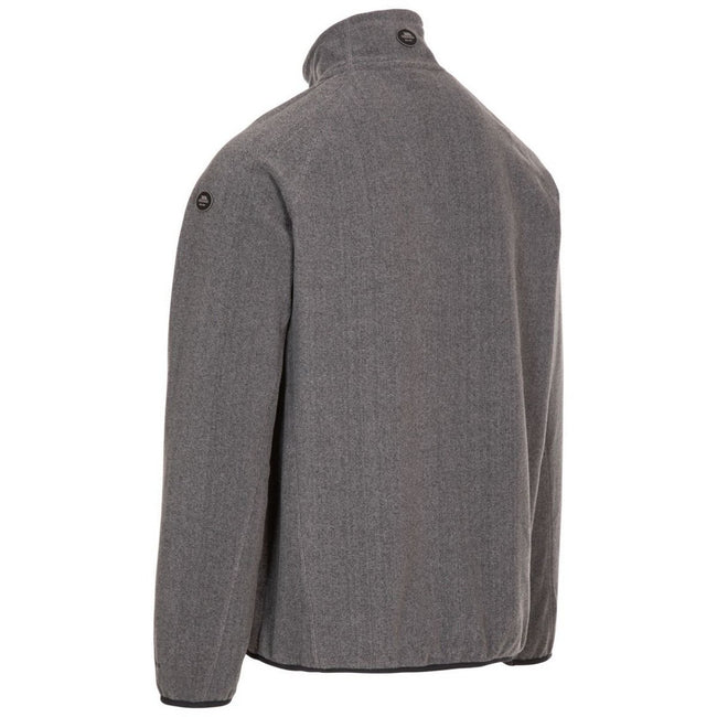Storm Grey - Back - Trespass Mens Talkintire Fleece Jacket