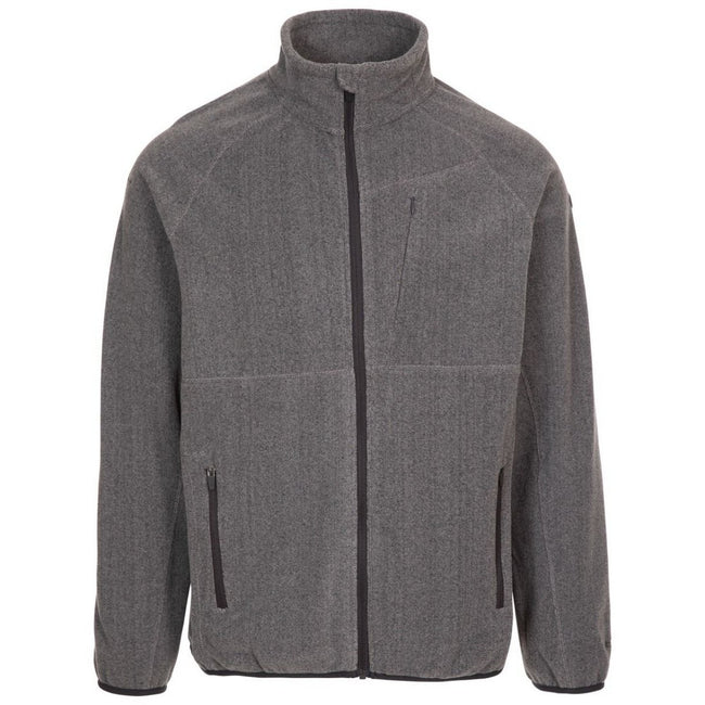 Storm Grey - Front - Trespass Mens Talkintire Fleece Jacket