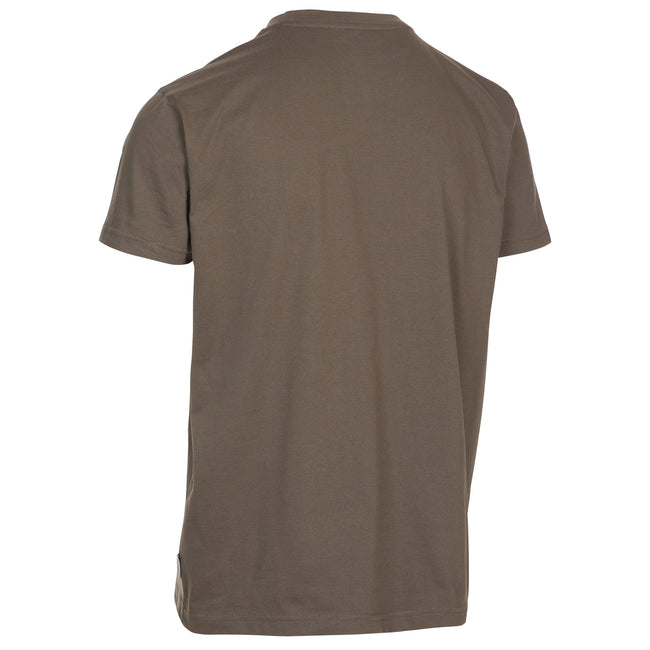 Khaki - Back - Trespass Mens Cromer T-Shirt