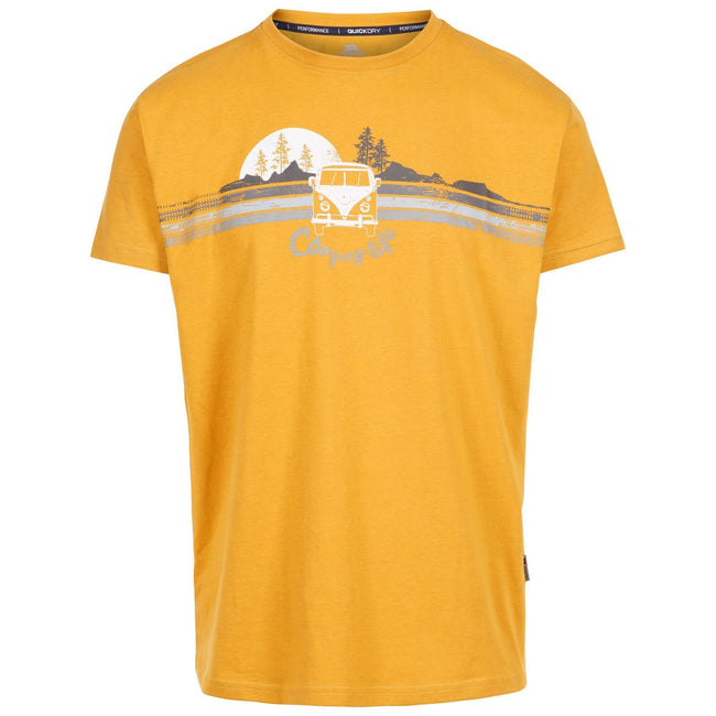 Maize Yellow - Front - Trespass Mens Cromer T-Shirt