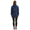 Navy - Side - Trespass Womens-Ladies Brampton Waterproof Jacket