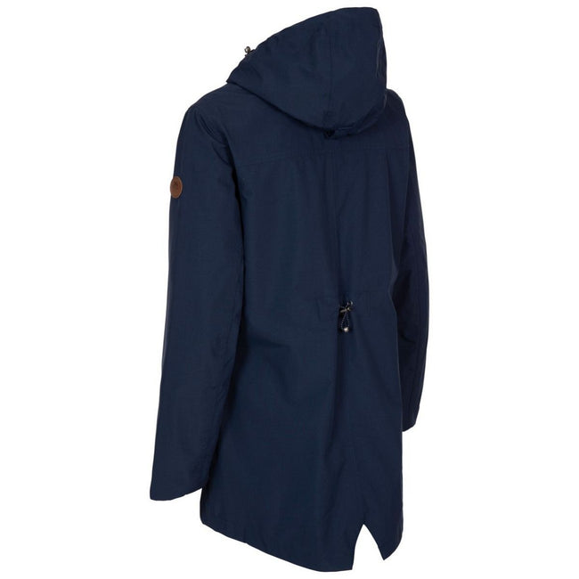 Navy - Lifestyle - Trespass Womens-Ladies Brampton Waterproof Jacket
