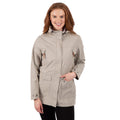 Mushroom - Back - Trespass Womens-Ladies Brampton Waterproof Jacket