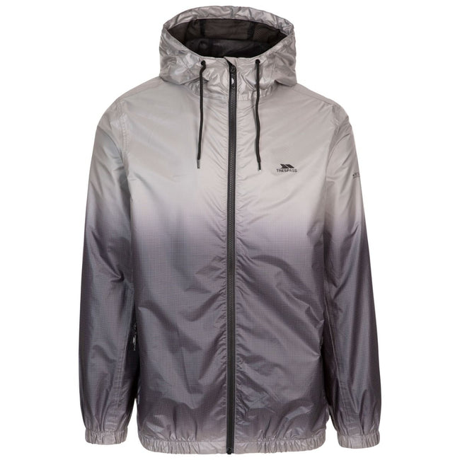 Platinum - Front - Trespass Mens Toronto Waterproof Jacket