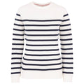 White-Navy - Front - Trespass Womens Chloe Sweatshirt