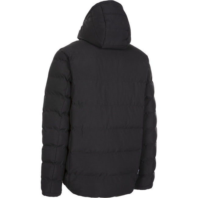 Black - Back - Trespass Boys Habbton Jacket