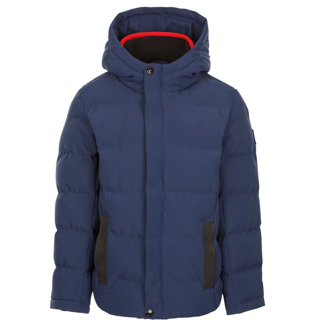 Navy - Front - Trespass Boys Habbton Jacket