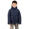 Navy - Side - Trespass Boys Habbton Jacket