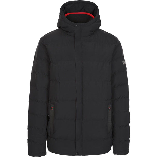 Black - Front - Trespass Boys Habbton Jacket