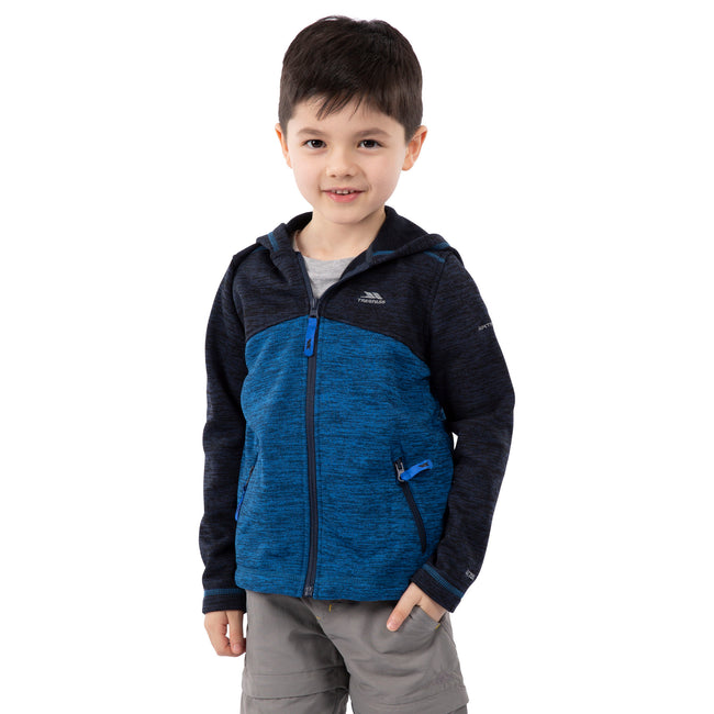 Navy - Back - Trespass Boys Value AT200 Fleece Jacket
