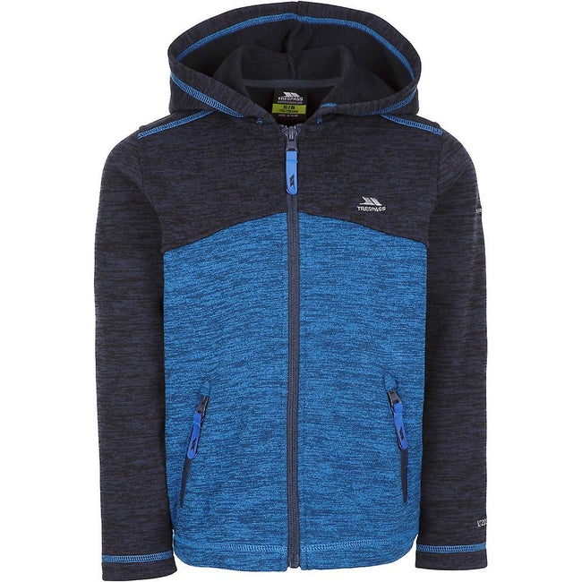 Navy - Front - Trespass Boys Value AT200 Fleece Jacket