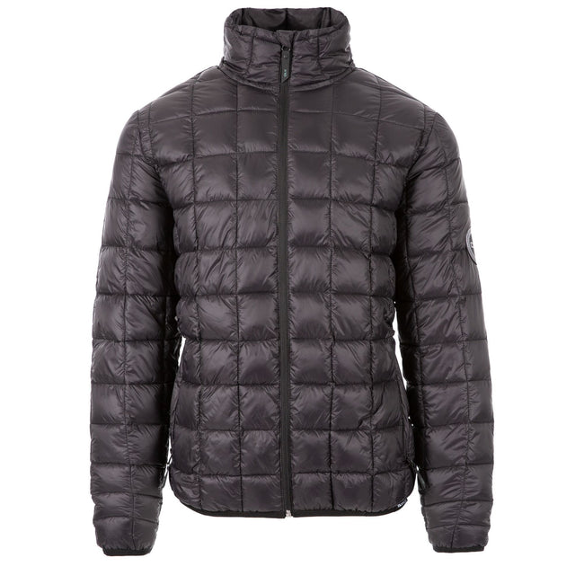 Black - Front - Trespass Mens Asher DLX Padded Jacket