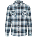 Gray Check - Front - Trespass Mens Wrothamton Shirt