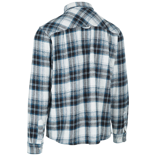 Gray Check - Back - Trespass Mens Wrothamton Shirt