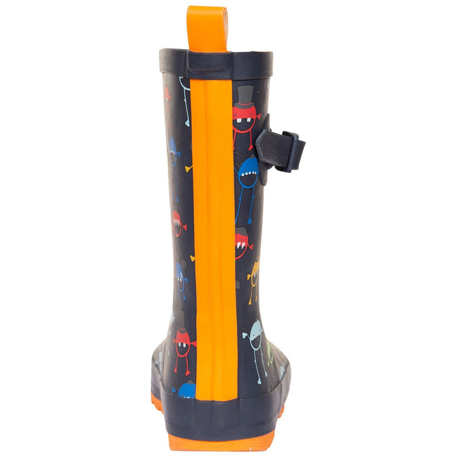 Multicolored - Lifestyle - Trespass Childrens-Kids Puddle Monster Galoshes
