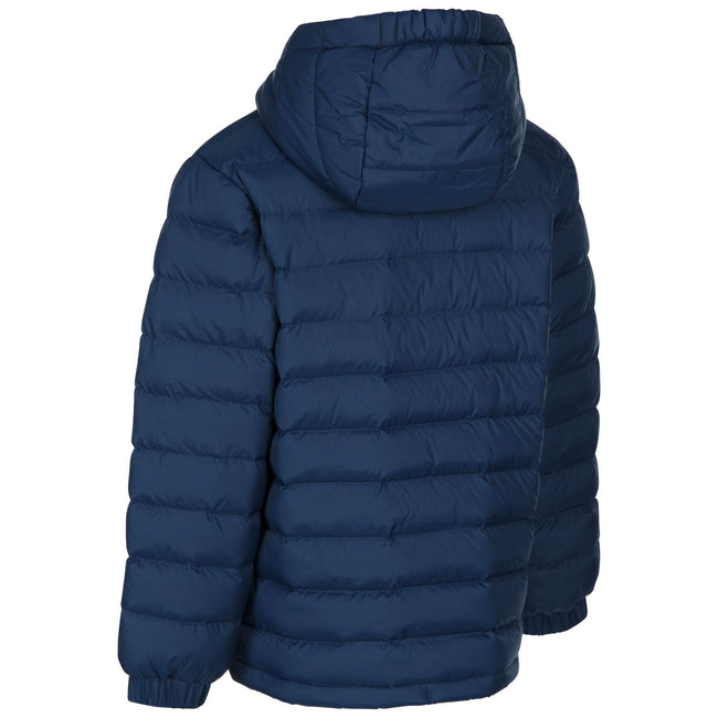 Navy - Back - Trespass Boys Shift Padded Jacket