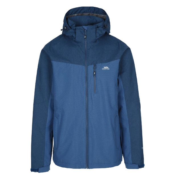 Smokey Blue Marl - Front - Trespass Mens Marlow Jacket