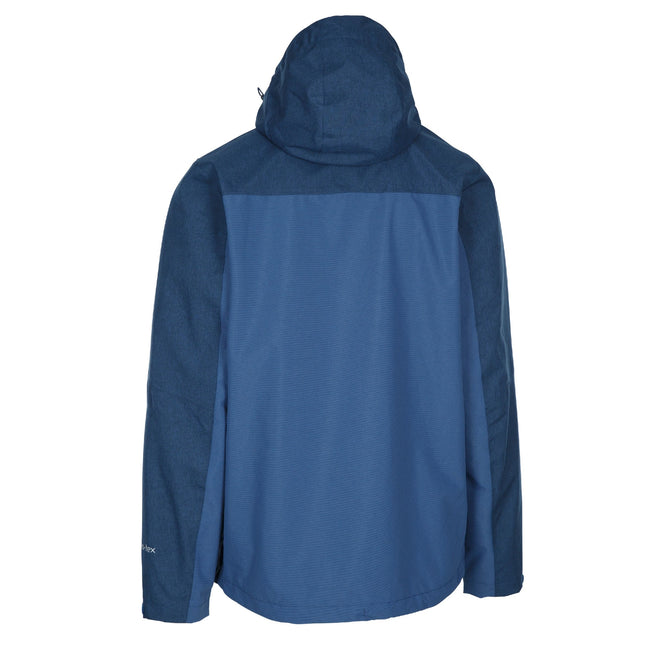 Smokey Blue Marl - Back - Trespass Mens Marlow Jacket