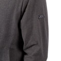 Dark Grey - Side - Trespass Mens Hackforth Marl Full Zip Hoodie