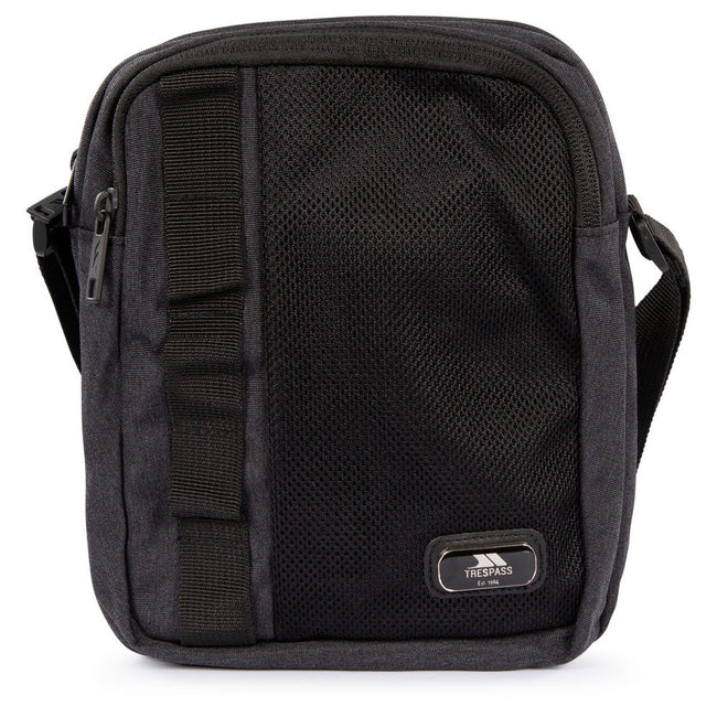 Dark Grey - Front - Trespass Tross Marl Shoulder Bag