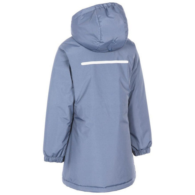 Gray - Back - Trespass Childrens-Kids Better TP50 Waterproof Jacket