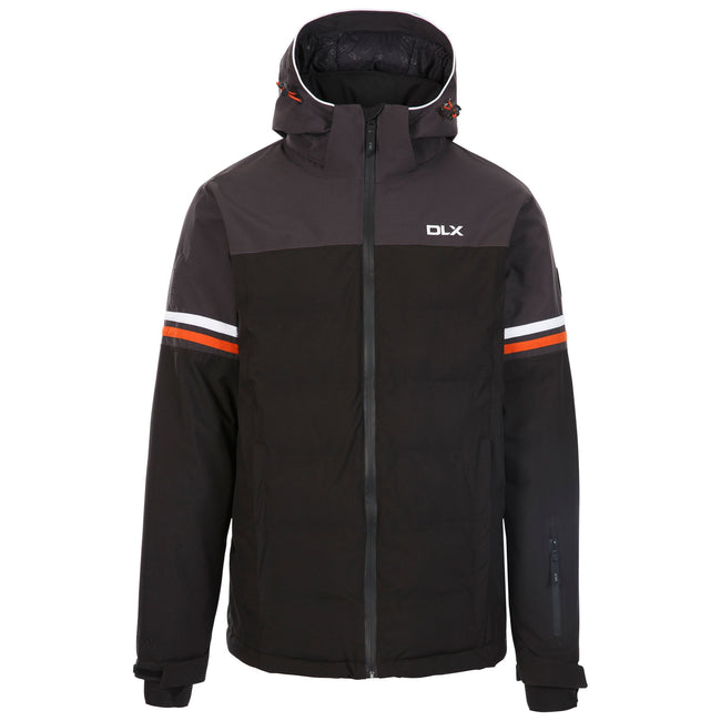 Black - Front - Trespass Mens Deacon DLX Ski Jacket