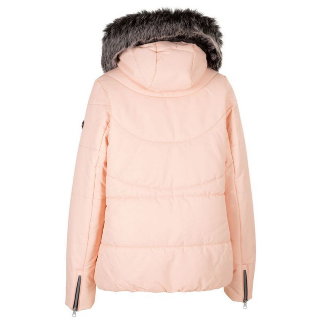 Light Rose - Back - Trespass Womens-Ladies Recap Waterproof Jacket