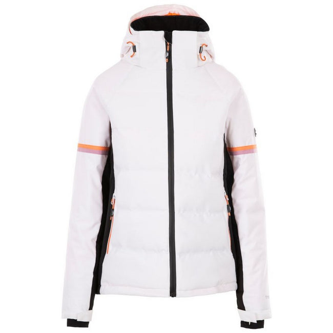 White - Front - Trespass Womens-Ladies Ceremony Ski Jacket