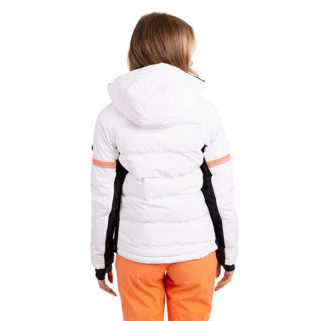 White - Close up - Trespass Womens-Ladies Ceremony Ski Jacket