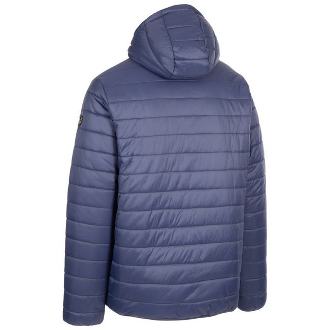 Navy - Back - Trespass Mens Senby Reversible Jacket