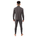Black-Storm Grey - Back - Trespass Mens Del Base Layer Top