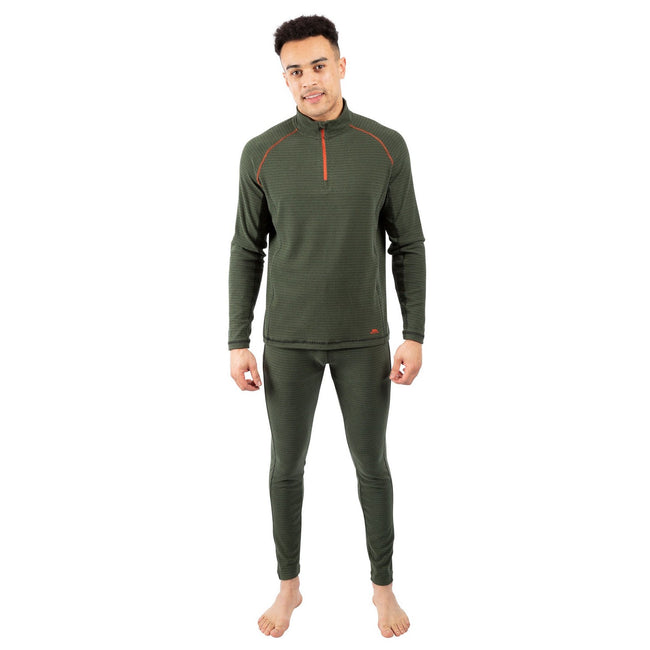 Ivy-Black - Lifestyle - Trespass Mens Del Base Layer Top