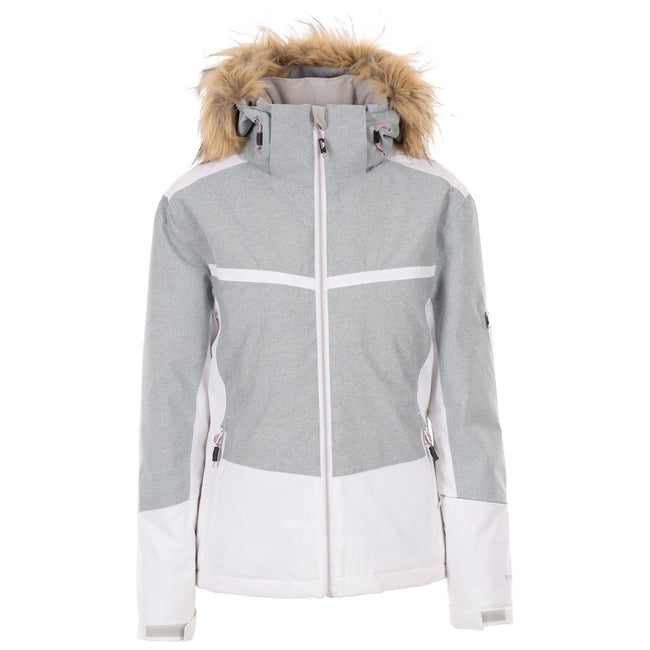 White - Front - Trespass Womens-Ladies Temptation Ski Jacket