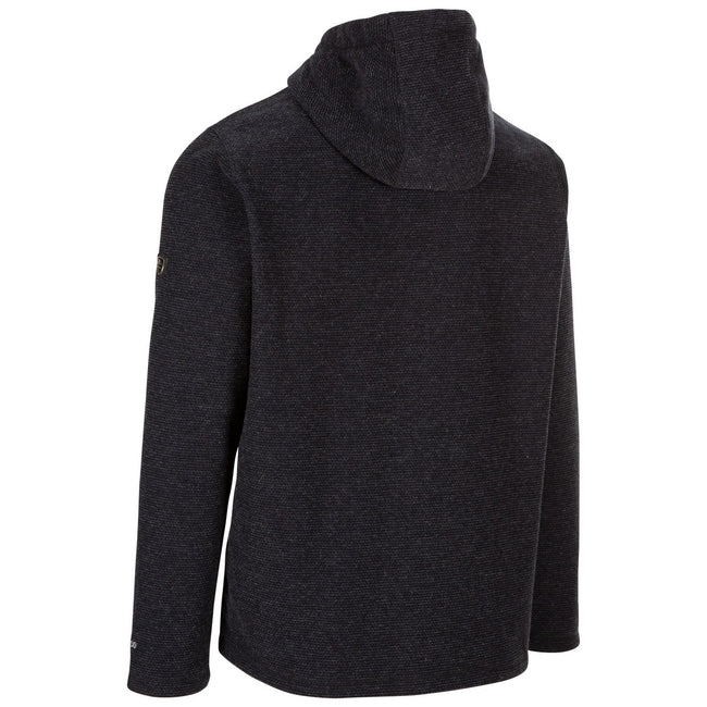 Black - Back - Trespass Mens Sheelane Marl Fleece Jacket