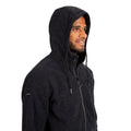 Black - Pack Shot - Trespass Mens Sheelane Marl Fleece Jacket