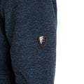 Navy - Side - Trespass Mens Sheelane Marl Fleece Jacket