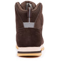 Dark Brown - Back - Trespass Mens Gale Suede Walking Boots