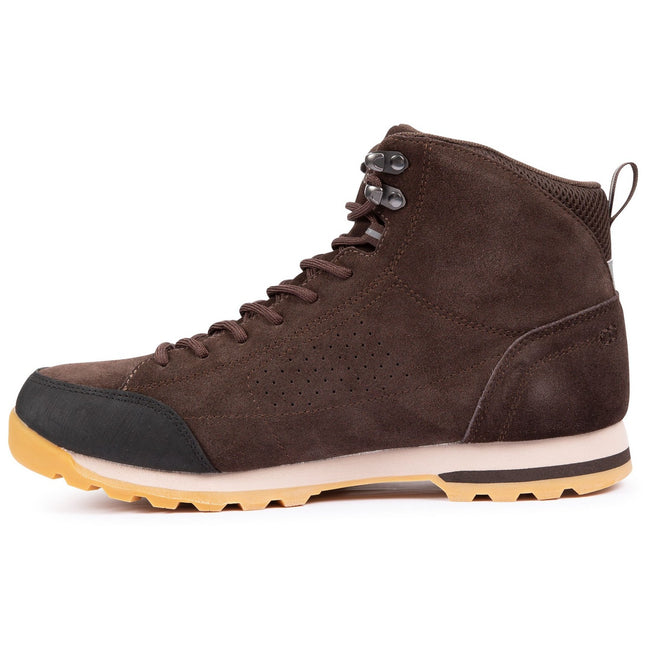 Dark Brown - Lifestyle - Trespass Mens Gale Suede Walking Boots