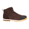Dark Brown - Front - Trespass Mens Gale Suede Walking Boots