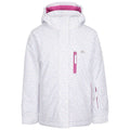 White - Front - Trespass Girls Chic TP75 Ski Jacket