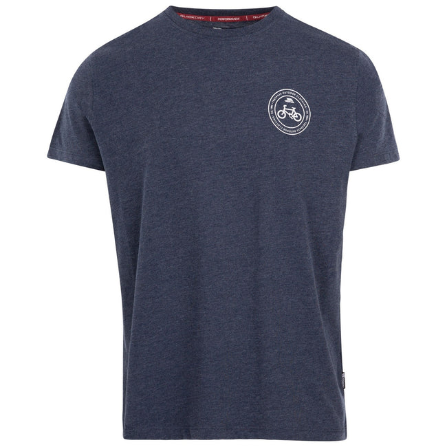 Navy Marl - Front - Trespass Mens Quarry T-Shirt