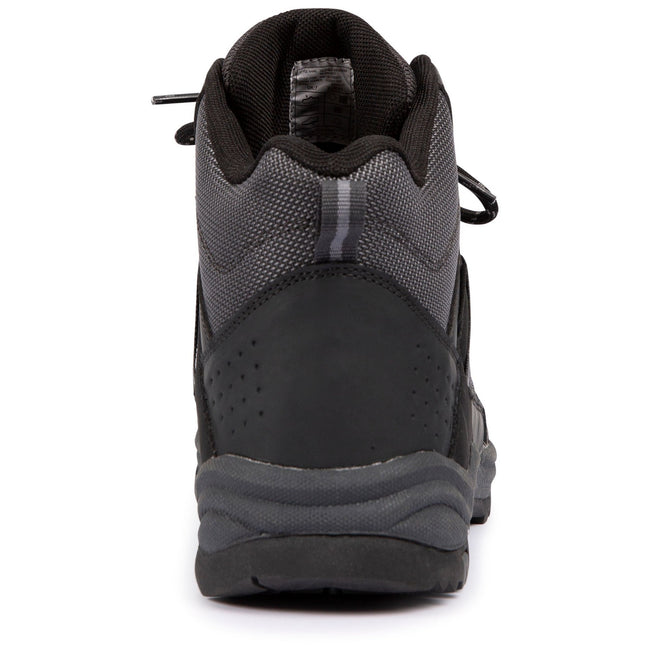 Gray - Back - Trespass Mens Calle Waterproof Walking Boots