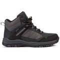 Gray - Side - Trespass Mens Calle Waterproof Walking Boots
