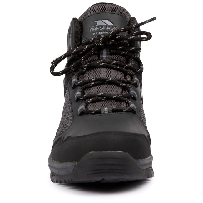Gray - Close up - Trespass Mens Calle Waterproof Walking Boots