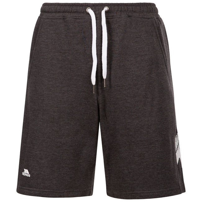 Dark Grey - Front - Trespass Mens Lance Marl Shorts