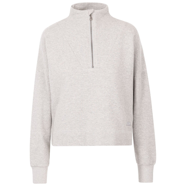 Gray - Front - Trespass Womens-Ladies Pressure Marl Top
