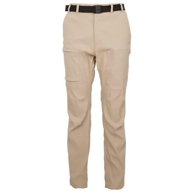 Oatmilk - Front - Trespass Mens Garsdale Pants